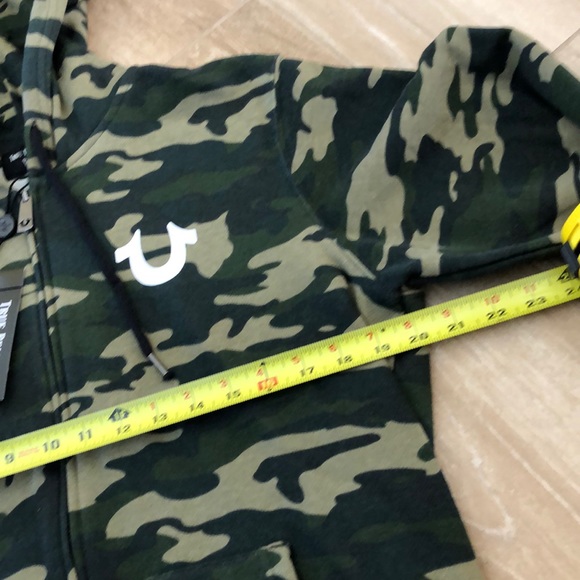 🔚🔜True Religion Large Camo Logo Zip Up Hoodie - Picture 9 of 12
